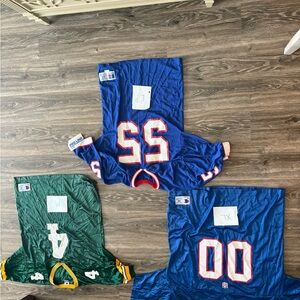 Blue and Green NFL Jerseys